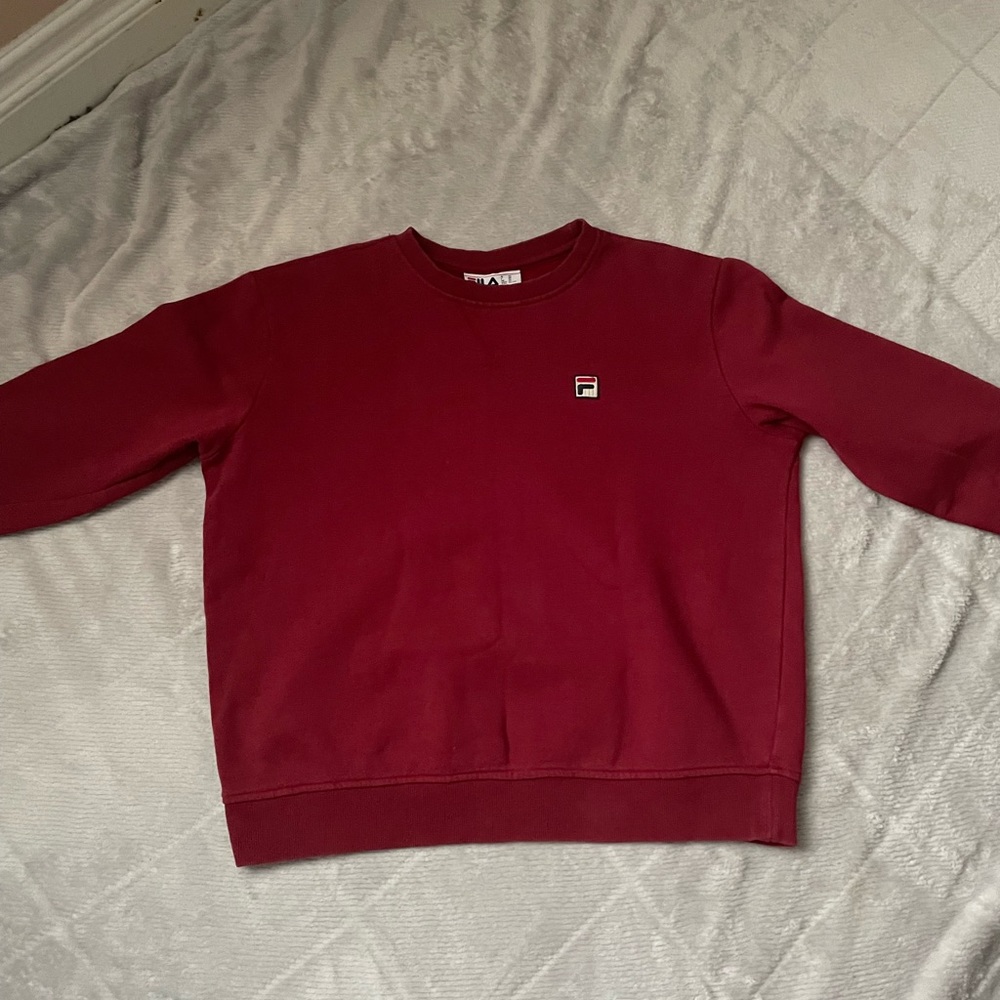 Red Fila Crewneck